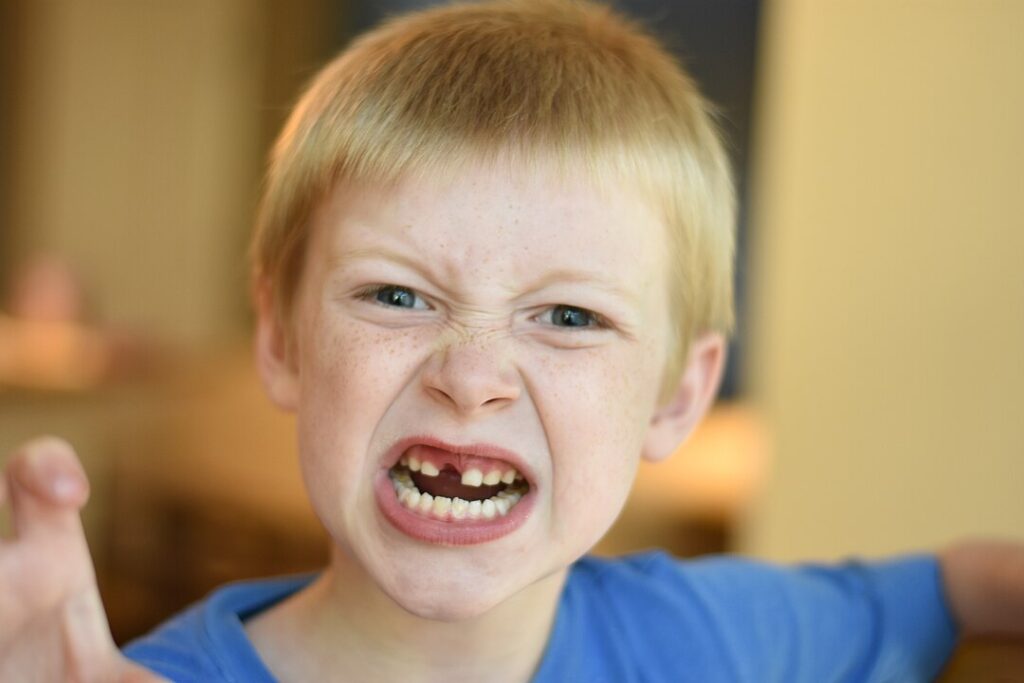 Stressed kid parenting