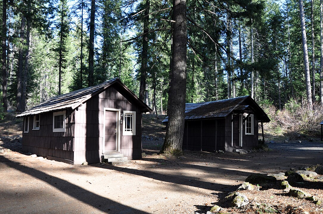 Funky forest cabins