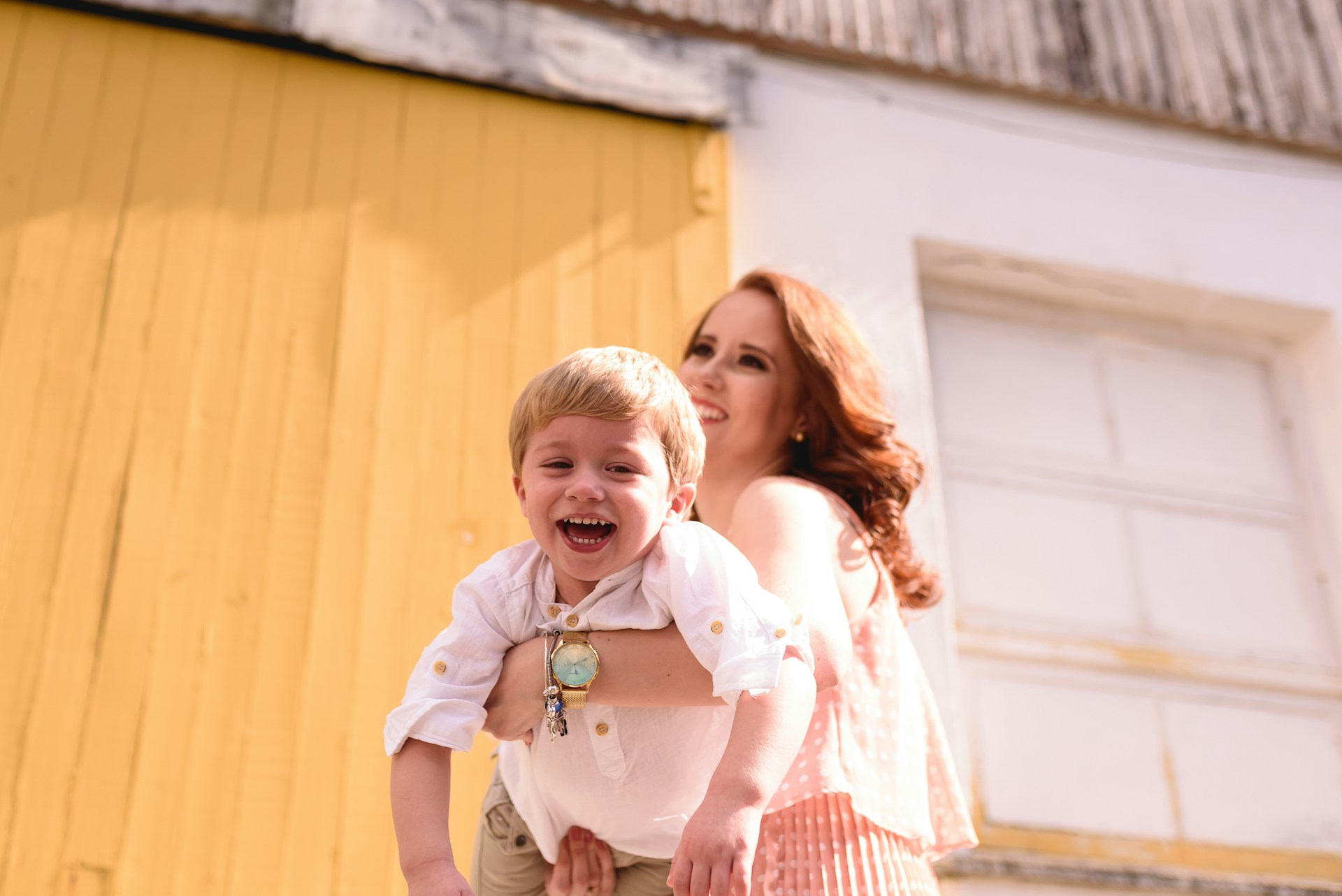 Boys kids mom