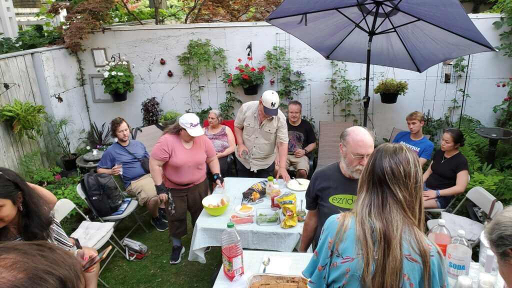 hosts welcome kids party