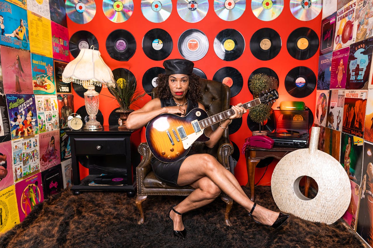 Vinyl retro records
